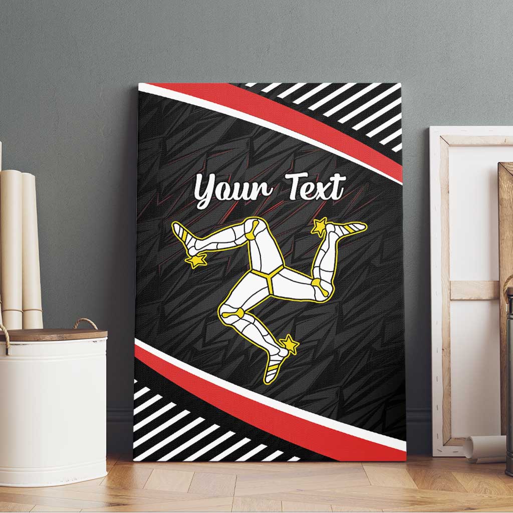 Personalized Isle of Man Canvas Wall Art Quocunque Jeceris Stabit