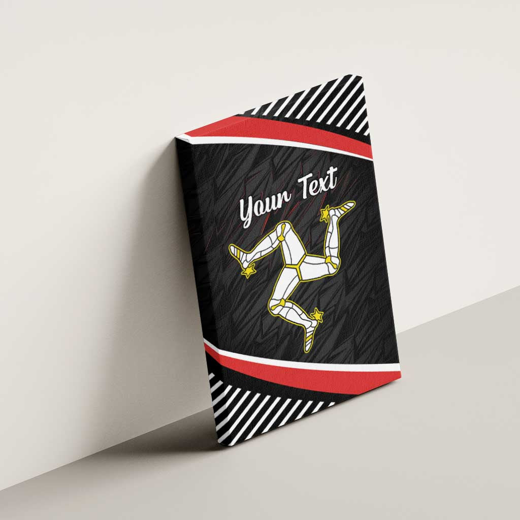 Personalized Isle of Man Canvas Wall Art Quocunque Jeceris Stabit