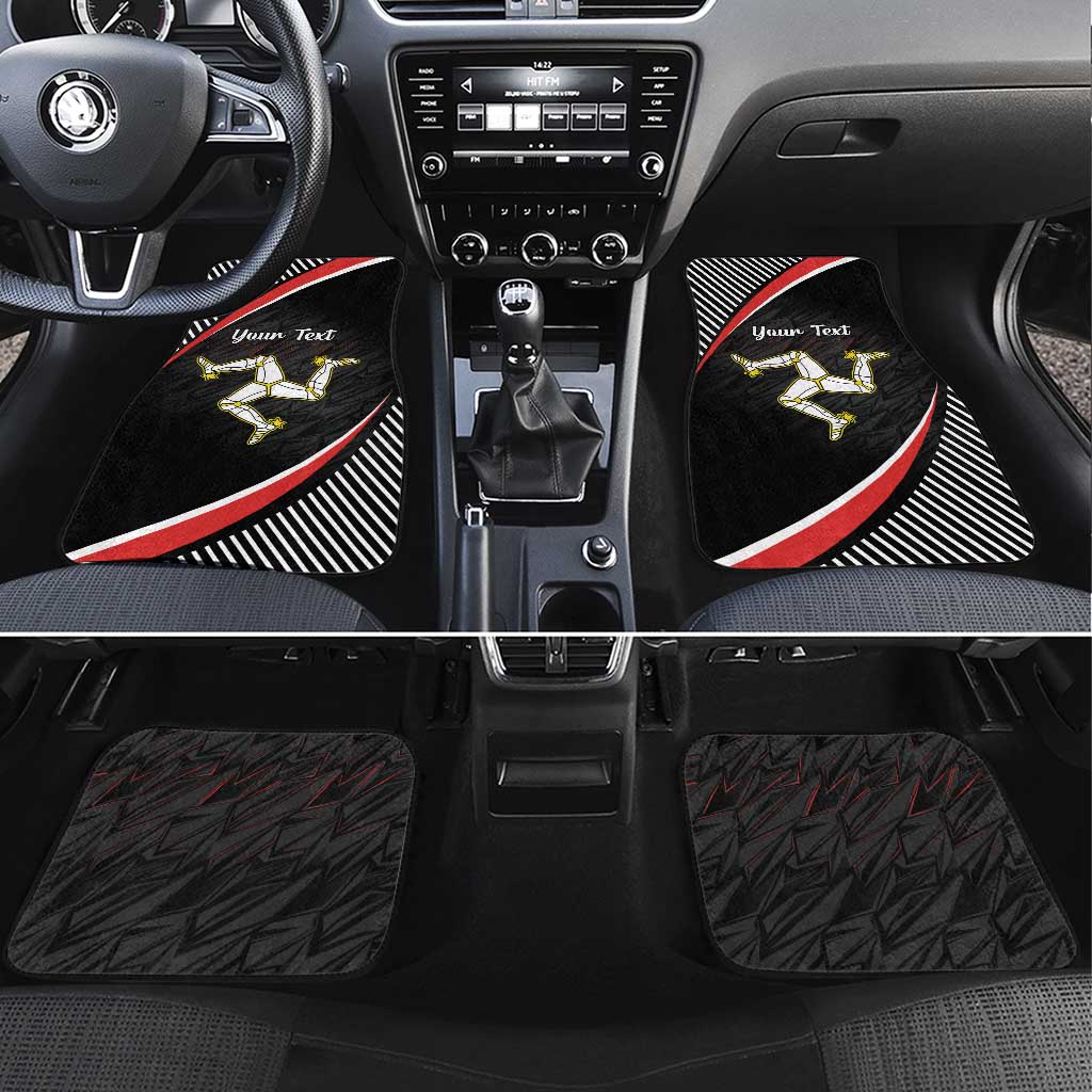 Personalized Isle of Man Car Mats Quocunque Jeceris Stabit