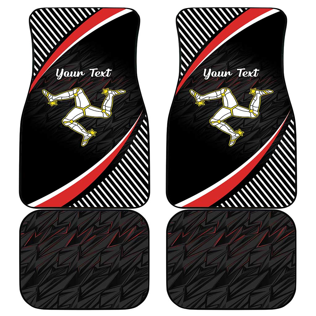Personalized Isle of Man Car Mats Quocunque Jeceris Stabit