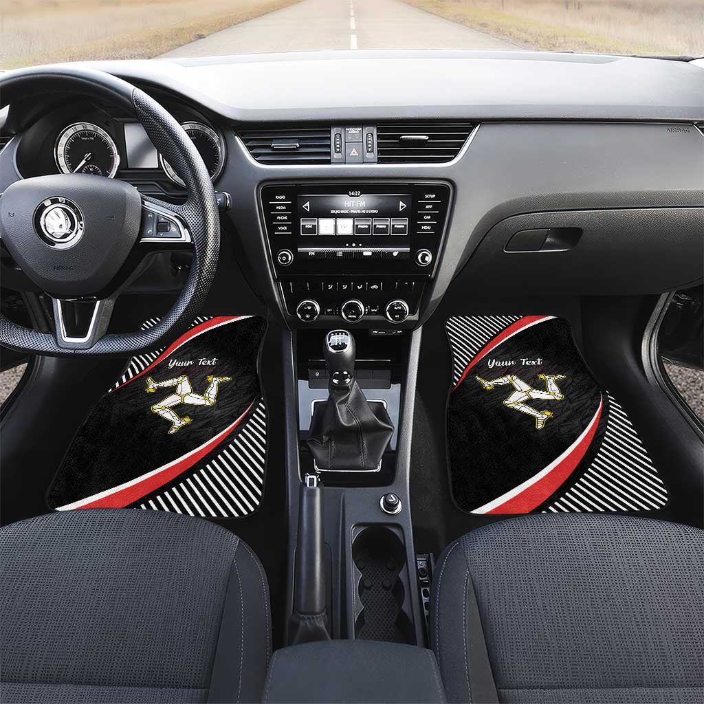 Personalized Isle of Man Car Mats Quocunque Jeceris Stabit
