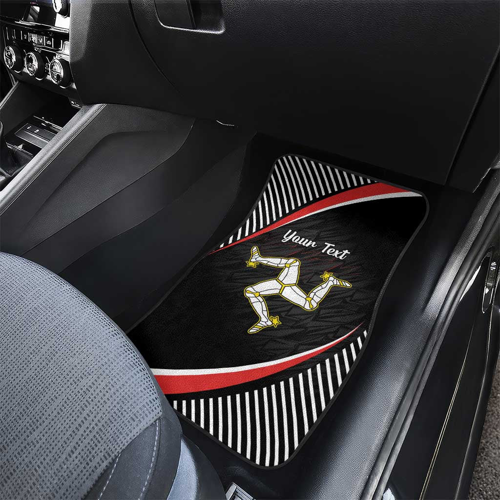 Personalized Isle of Man Car Mats Quocunque Jeceris Stabit