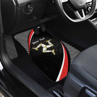 Personalized Isle of Man Car Mats Quocunque Jeceris Stabit