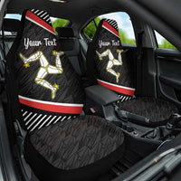 Personalized Isle of Man Car Seat Cover Quocunque Jeceris Stabit