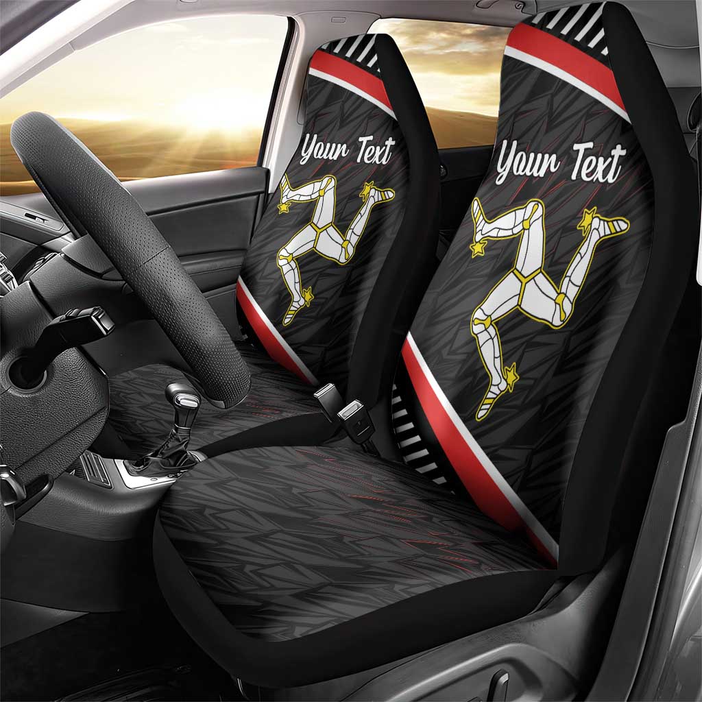 Personalized Isle of Man Car Seat Cover Quocunque Jeceris Stabit