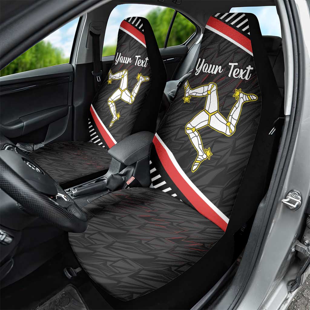 Personalized Isle of Man Car Seat Cover Quocunque Jeceris Stabit