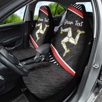 Personalized Isle of Man Car Seat Cover Quocunque Jeceris Stabit