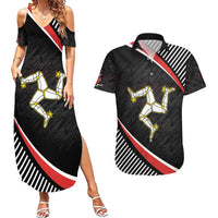 Personalized Isle of Man Couples Matching Summer Maxi Dress and Hawaiian Shirt Quocunque Jeceris Stabit