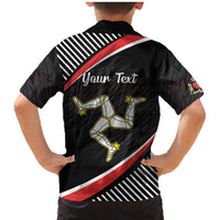 Personalized Isle of Man Family Matching Mermaid Dress and Hawaiian Shirt Quocunque Jeceris Stabit