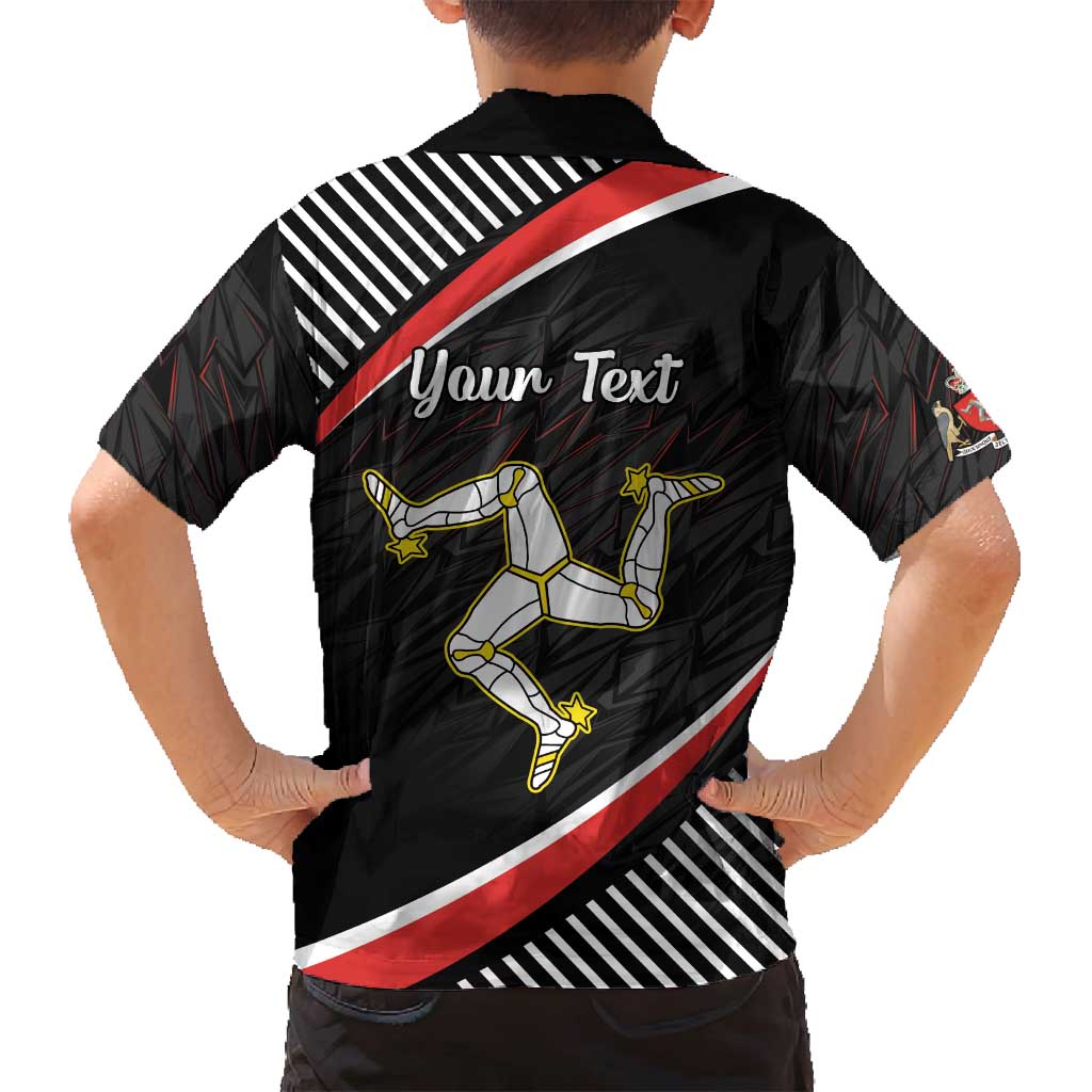 Personalized Isle of Man Family Matching Off Shoulder Short Dress and Hawaiian Shirt Quocunque Jeceris Stabit