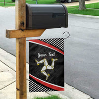 Personalized Isle of Man Garden Flag Quocunque Jeceris Stabit