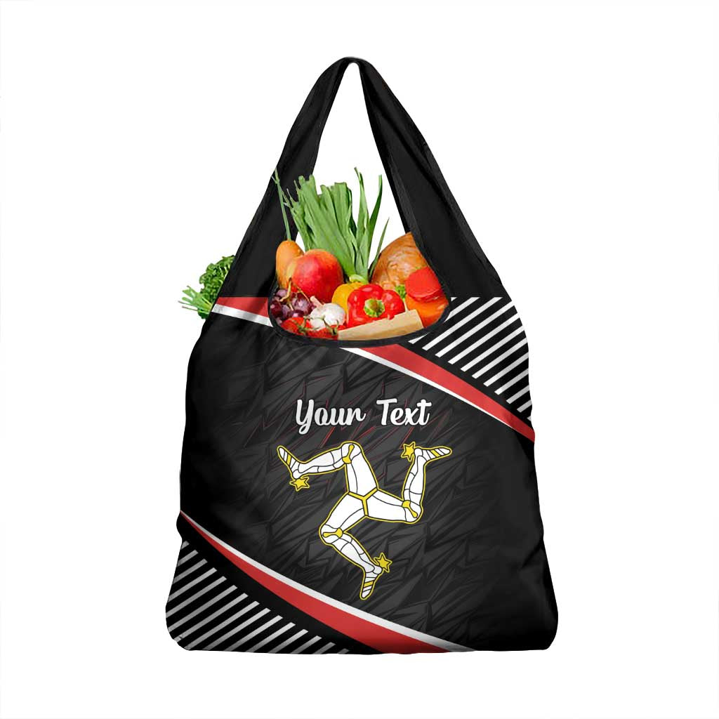 Personalized Isle of Man Grocery Bag Quocunque Jeceris Stabit