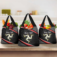 Personalized Isle of Man Grocery Bag Quocunque Jeceris Stabit