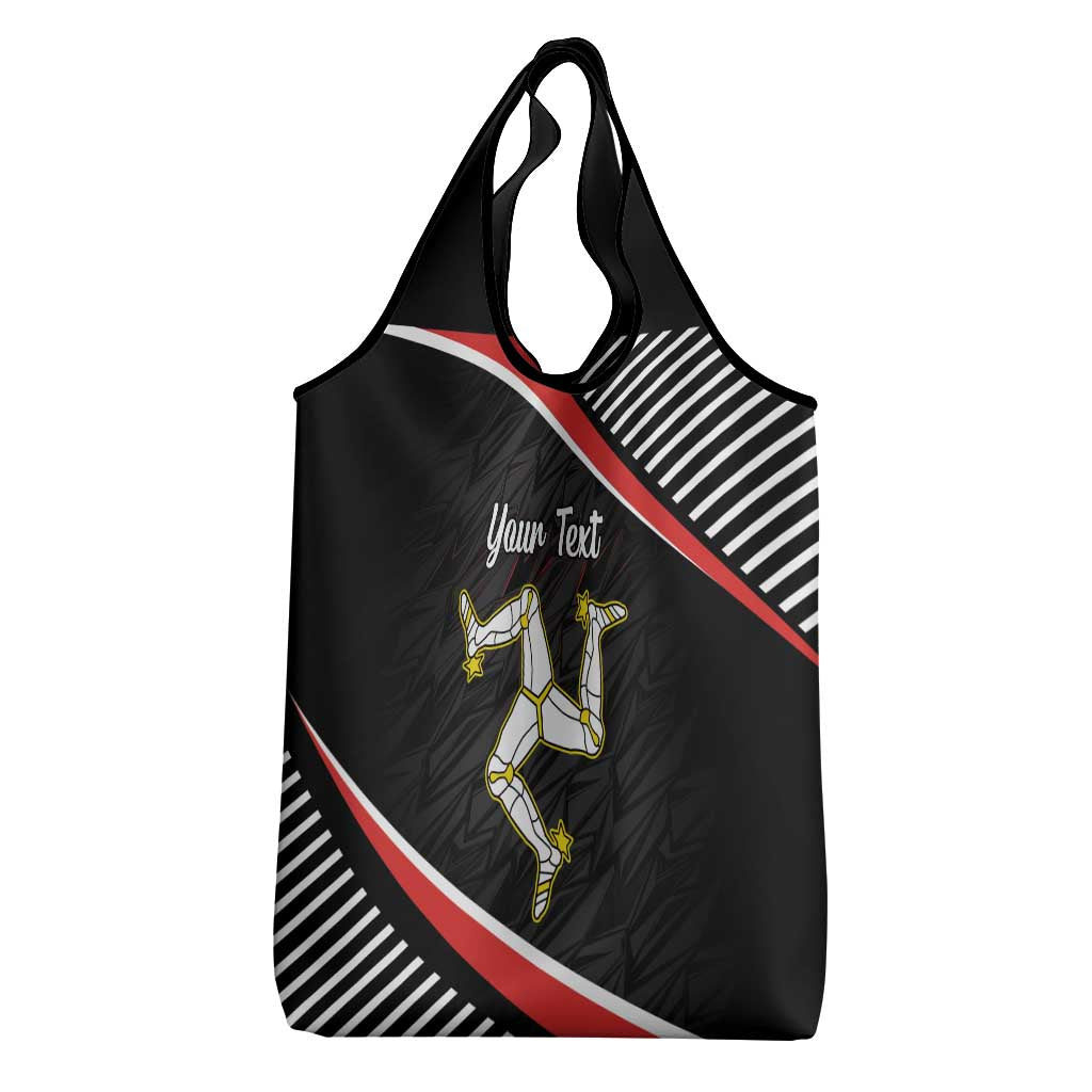 Personalized Isle of Man Grocery Bag Quocunque Jeceris Stabit