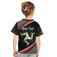 Personalized Isle of Man Kid T Shirt Quocunque Jeceris Stabit