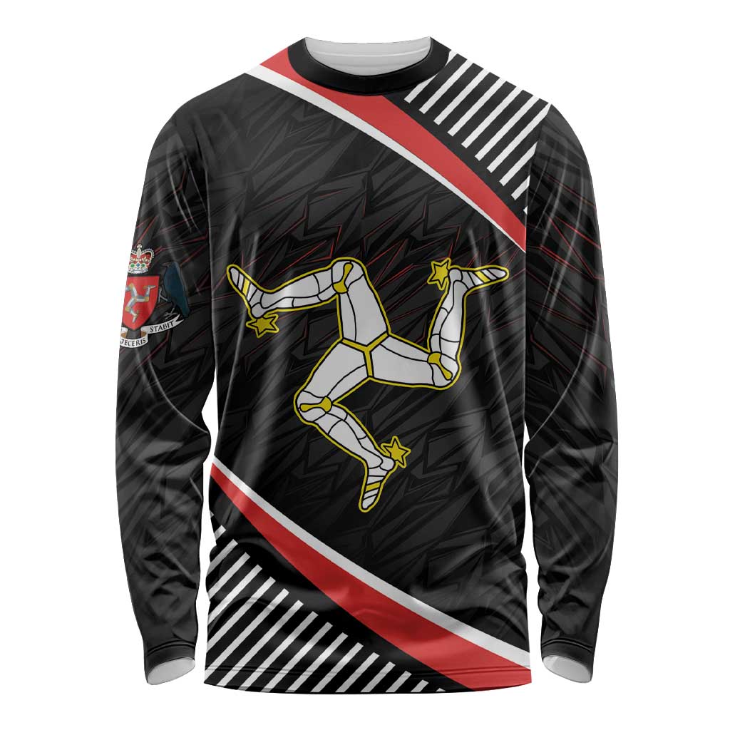 Personalized Isle of Man Long Sleeve Shirt Quocunque Jeceris Stabit