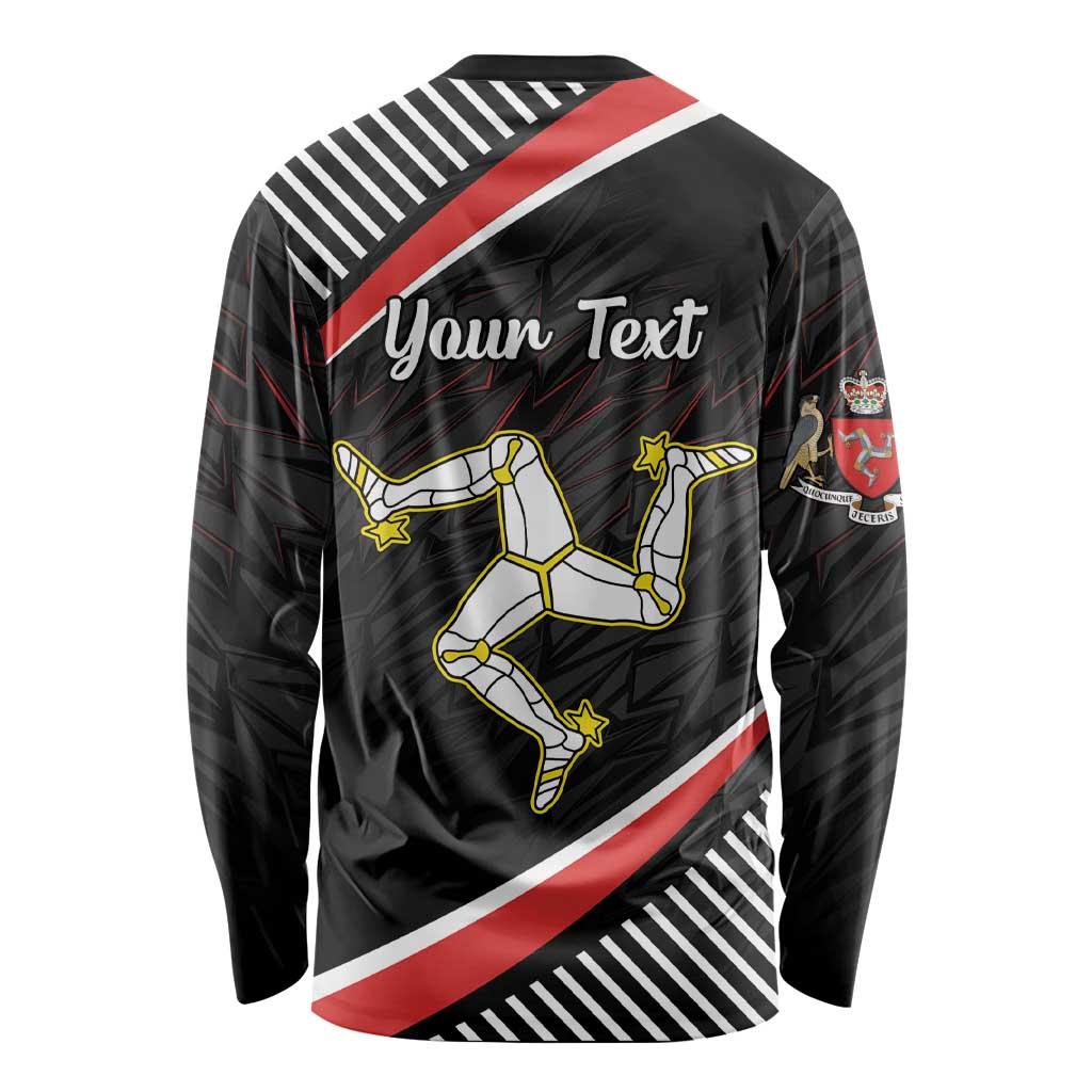 Personalized Isle of Man Long Sleeve Shirt Quocunque Jeceris Stabit