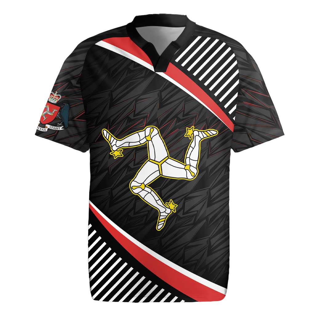 Personalized Isle of Man Rugby Jersey Quocunque Jeceris Stabit