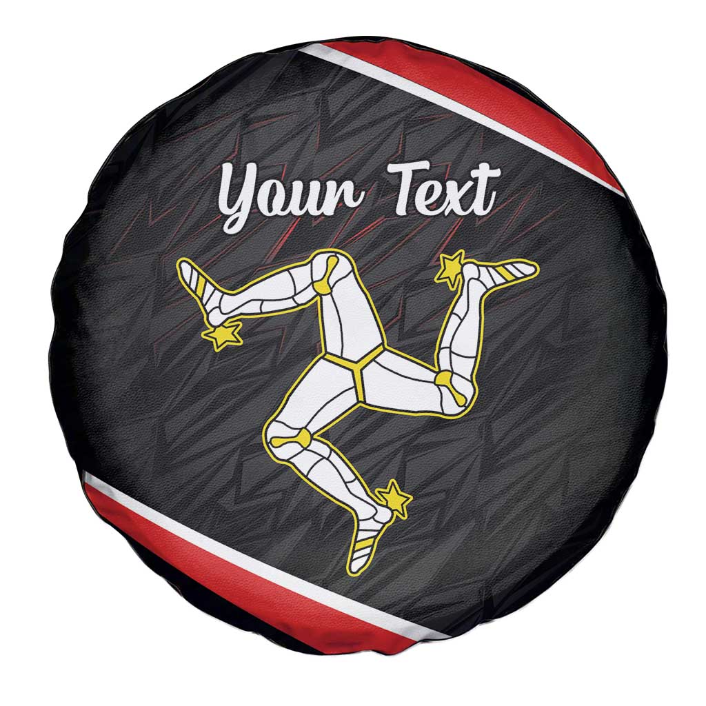 Personalized Isle of Man Spare Tire Cover Quocunque Jeceris Stabit