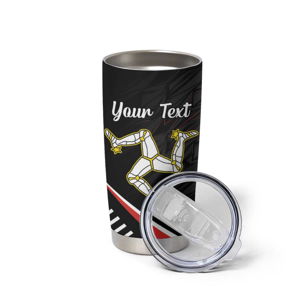 Personalized Isle of Man Tumbler Cup Quocunque Jeceris Stabit