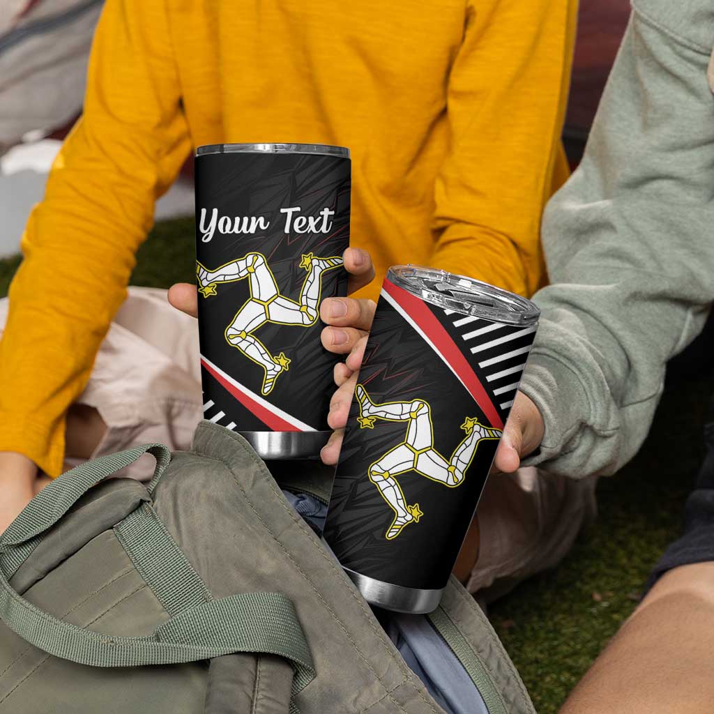 Personalized Isle of Man Tumbler Cup Quocunque Jeceris Stabit