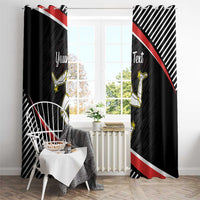 Personalized Isle of Man Window Curtain Quocunque Jeceris Stabit