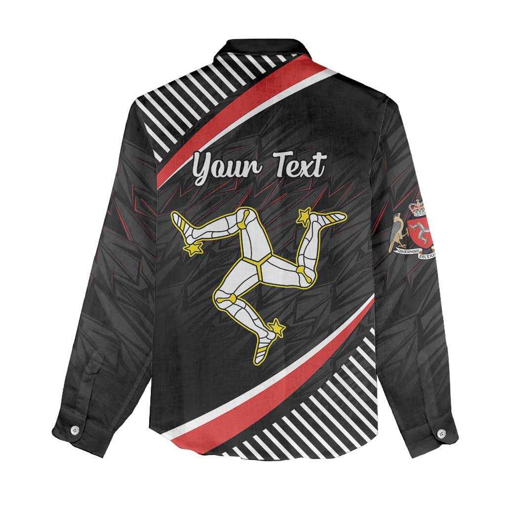 Personalized Isle of Man Women Casual Shirt Quocunque Jeceris Stabit