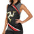Personalized Isle of Man Women Sleeveless Polo Shirt Quocunque Jeceris Stabit
