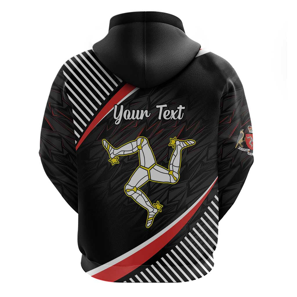 Personalized Isle of Man Zip Hoodie Quocunque Jeceris Stabit