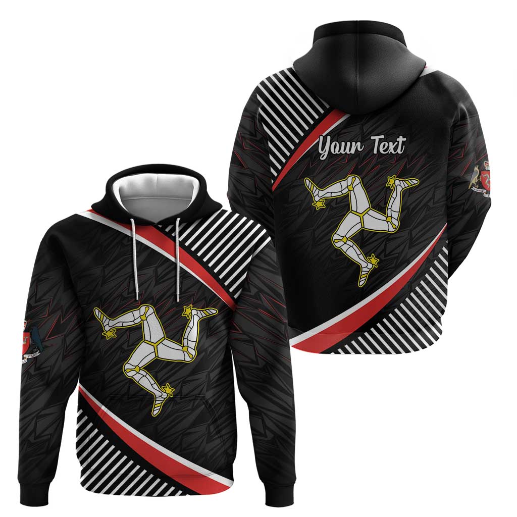 Personalized Isle of Man Zip Hoodie Quocunque Jeceris Stabit