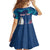 Personalized Iceland National Day Family Matching Off Shoulder Maxi Dress and Hawaiian Shirt Gyrfalcon With Lupine Flower