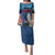 Personalized Iceland National Day Family Matching Puletasi and Hawaiian Shirt Gyrfalcon With Lupine Flower