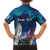 Personalized Iceland National Day Family Matching Short Sleeve Bodycon Dress and Hawaiian Shirt Gyrfalcon With Lupine Flower