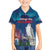 Personalized Iceland National Day Kid Hawaiian Shirt Gyrfalcon With Lupine Flower