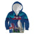 Personalized Iceland National Day Kid Hoodie Gyrfalcon With Lupine Flower