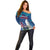 Personalized Iceland National Day Off Shoulder Sweater Gyrfalcon With Lupine Flower
