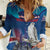 Personalized Iceland National Day Women Casual Shirt Gyrfalcon With Lupine Flower