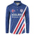 Custom Iceland Football Button Sweatshirt Strakarnir Okkar Celtic Pattern