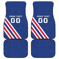 Custom Iceland Football Car Mats Strakarnir Okkar Celtic Pattern