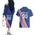Custom Iceland Football Couples Matching Off The Shoulder Long Sleeve Dress and Hawaiian Shirt Strakarnir Okkar Celtic Pattern