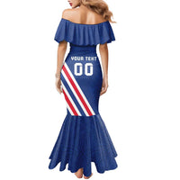 Custom Iceland Football Family Matching Mermaid Dress and Hawaiian Shirt Strakarnir Okkar Celtic Pattern