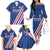 Custom Iceland Football Family Matching Off The Shoulder Long Sleeve Dress and Hawaiian Shirt Strakarnir Okkar Celtic Pattern