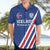 Custom Iceland Football Hawaiian Shirt Strakarnir Okkar Celtic Pattern