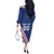 Custom Iceland Football Off The Shoulder Long Sleeve Dress Strakarnir Okkar Celtic Pattern