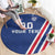 Custom Iceland Football Round Carpet Strakarnir Okkar Celtic Pattern