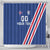 Custom Iceland Football Shower Curtain Strakarnir Okkar Celtic Pattern