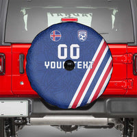 Custom Iceland Football Spare Tire Cover Strakarnir Okkar Celtic Pattern