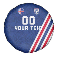 Custom Iceland Football Spare Tire Cover Strakarnir Okkar Celtic Pattern