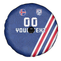 Custom Iceland Football Spare Tire Cover Strakarnir Okkar Celtic Pattern