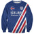Custom Iceland Football Sweatshirt Strakarnir Okkar Celtic Pattern